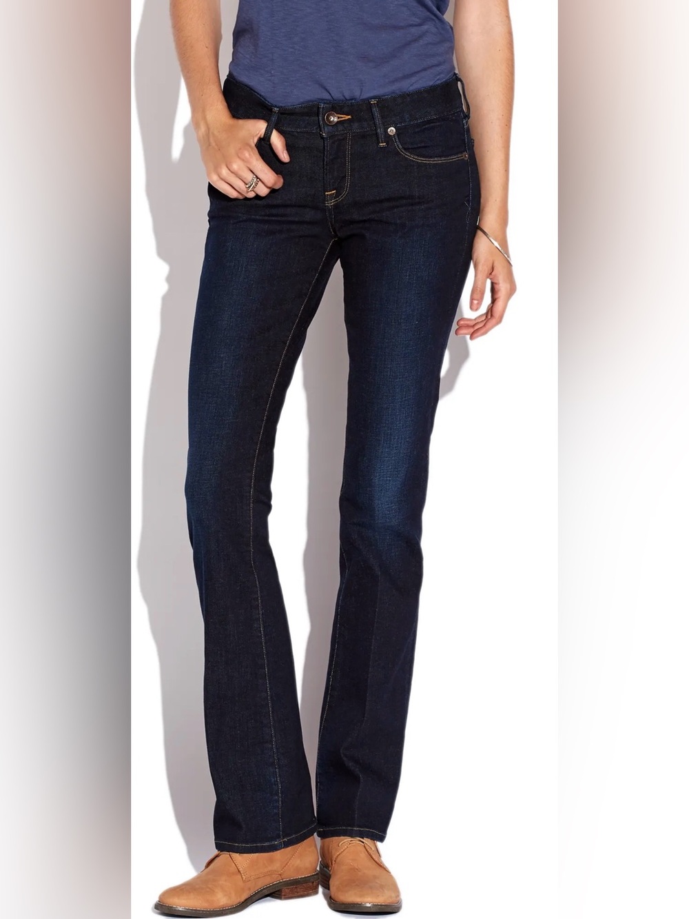 *Lucky Brand Dark Indigo Lolita Boot Denim Jeans